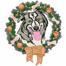 Dogs Embroidery Design 6 Dogs Embroidery Design 6